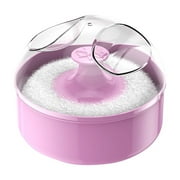 Powder Puff Set Portable Talcum Powder Puff ,Dusting Powder Container With Puff ,Hygienic Delicate Powder Applicator , Empty Powder Dispenser Hygienic Storage For Home And Travel Organic Skin Solution